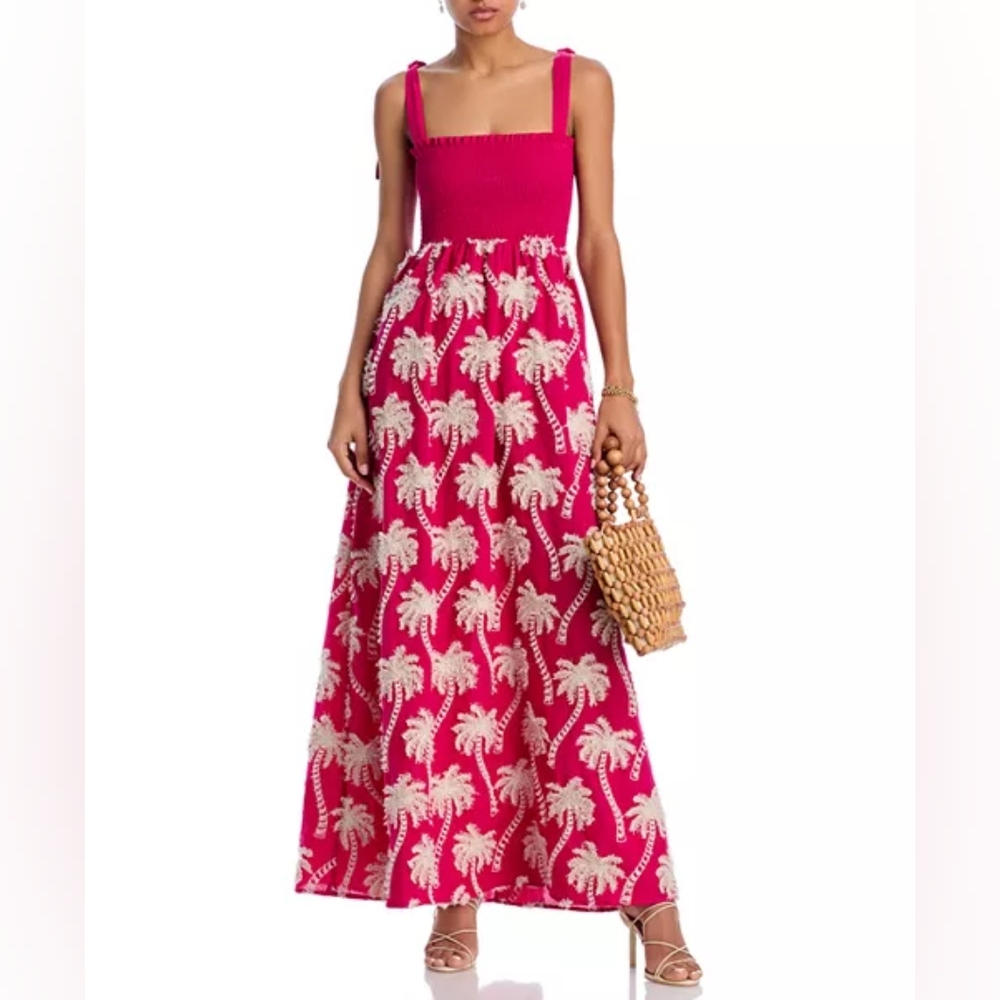 Agua Bendita Palms Maxi Dress NWT Sz M